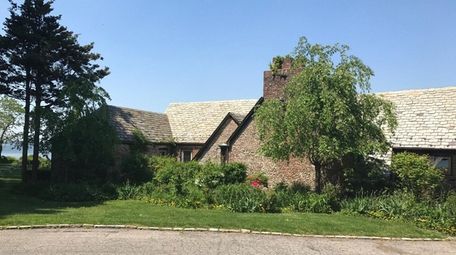 An attached 3 1⁄2 -car garage at this