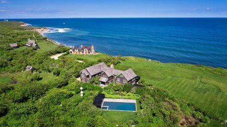 The grounds of the Montauk house include an