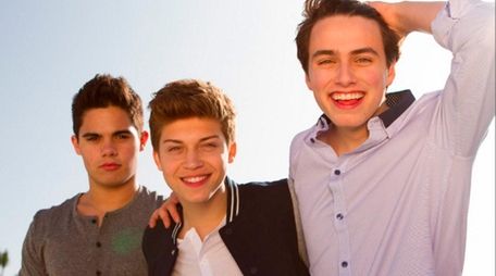 Emery Kelly, left, Ricky Garcia and Liam Attridge