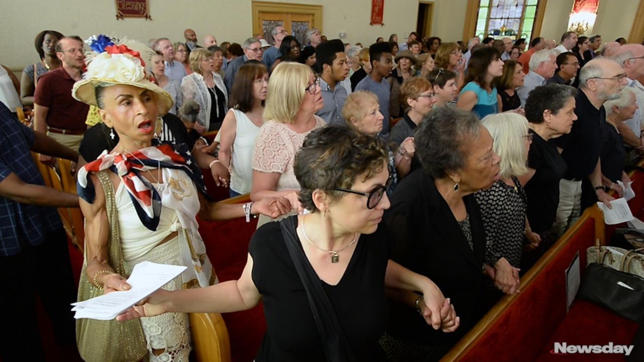 Hundreds of Long Islanders gathered at a prayer