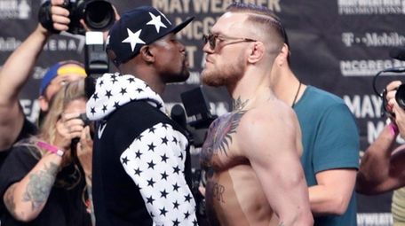 This July 13, 2017 photo shows Floyd Mayweather
