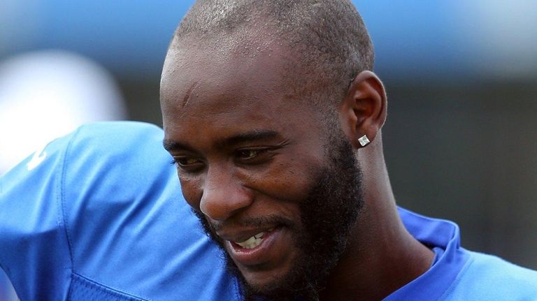 Giants cornerback Dominique Rodgers-Cromartie during training camp on Monday,