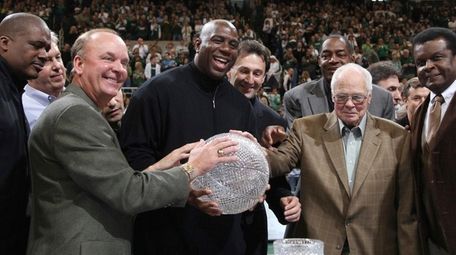 Members of Michigan State's 1979 NCAA championship team,