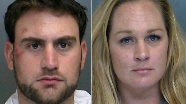 John Giunta and Kristi Larsen were arrested as