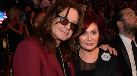 Ozzy and Sharon Osbourne are seen at a