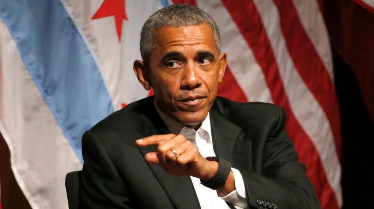 Former President Barack Obama, seen here on April