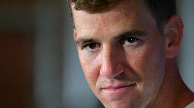 Giants quarterback Eli Manning after training camp in East