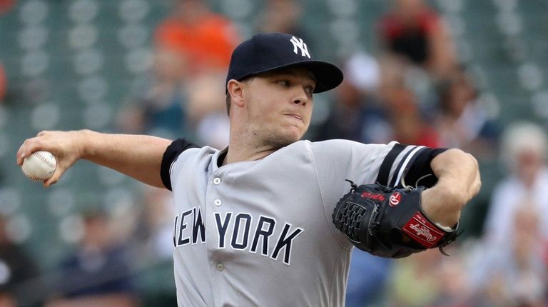 Sonny Gray of the New York Yankees allowed