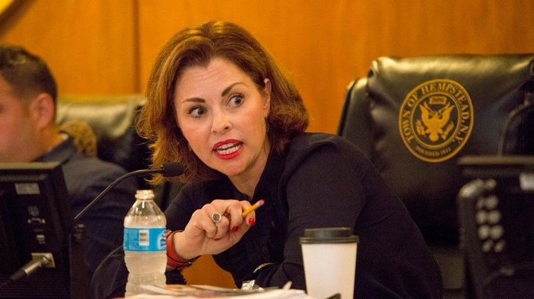 Hempstead Town Councilwoman Erin King Sweeney during the