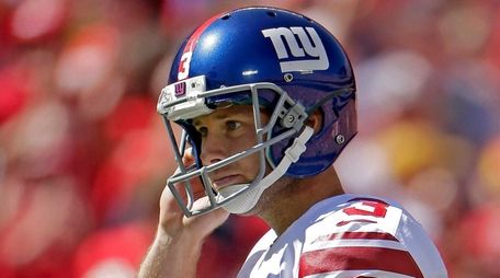 Josh Brown reacts after missing a field goal