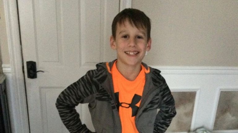 Kidsday reporter Patrick Scomello tests the PowerLacez light-up