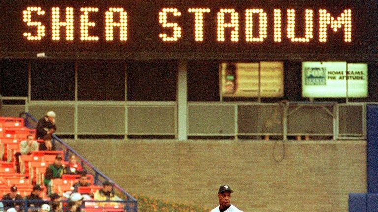 The Yankees were forced to play at Shea