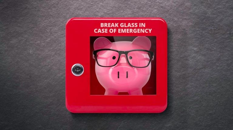 Save for likely emergencies like medical bills or