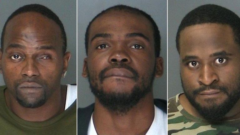 From left, Anthony Dawson, Franklin McKnight, James Jackson