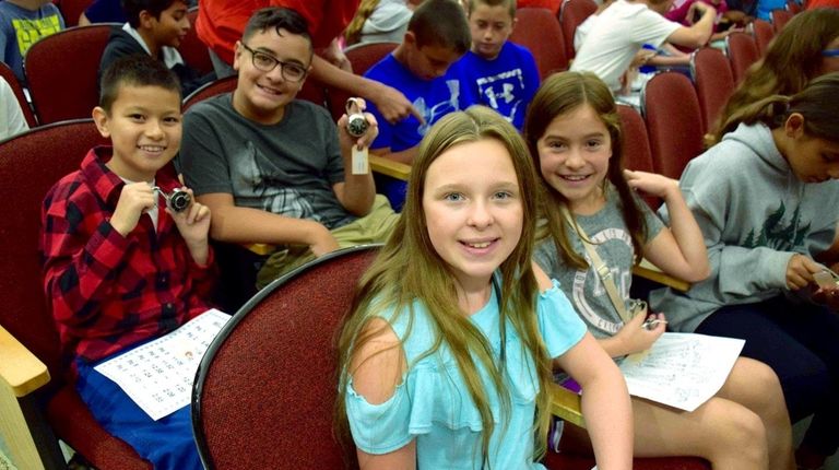 Incoming sixth-graders at Jonas E. Salk Middle