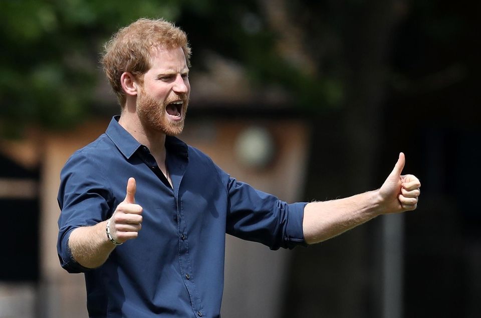 Prince Harry during a visit to StreetGames' Fit