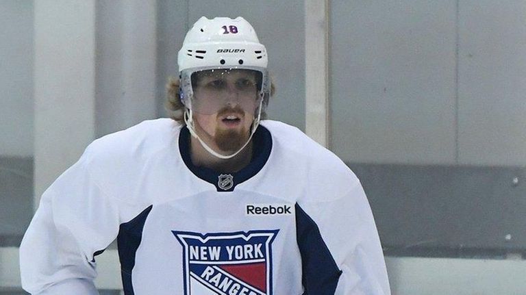 New York Rangers defenseman Marc Staal skates during