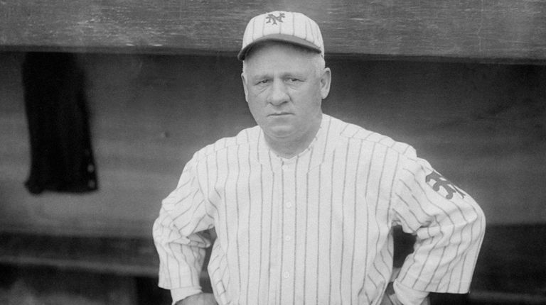 John McGraw, in an undated photo, managed the