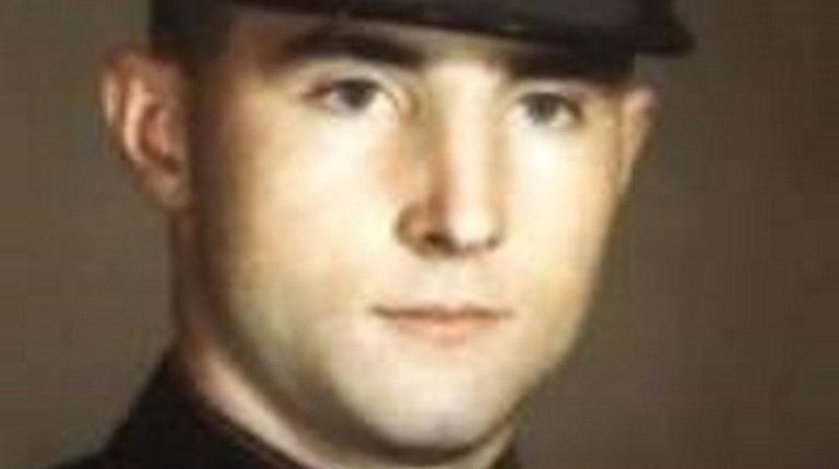 Marine Cpl. Patrick Gallagher was awarded the Navy