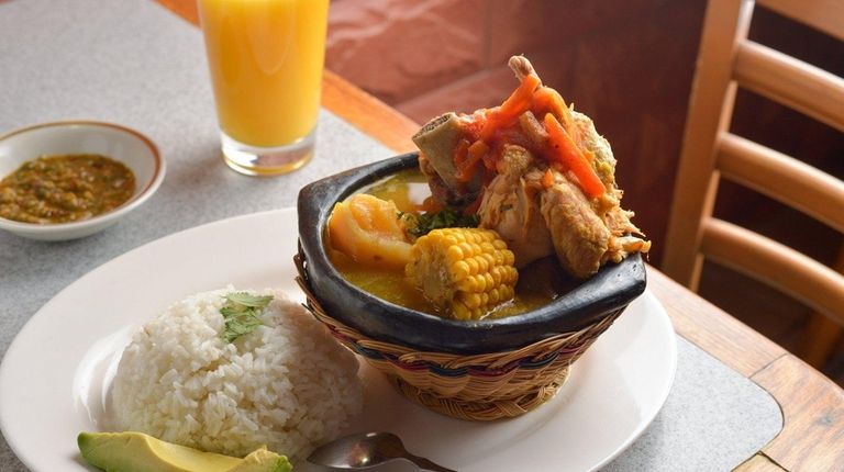 Sancocho mixto was one of the Colombian soups