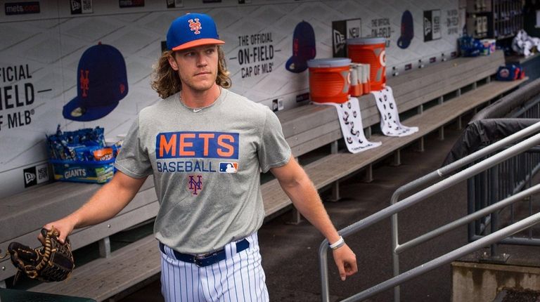 New York Mets starting pitcher Noah Syndergaard. Mets