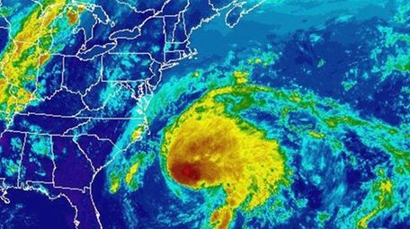 Hurricane Jose's location in the Atlantic Ocean as