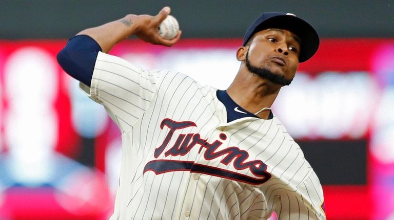 Minnesota's Ervin Santana, here pitching against San Diego