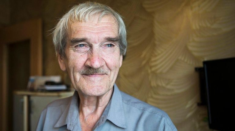 Former Soviet military officer Stanislav Petrov, above in