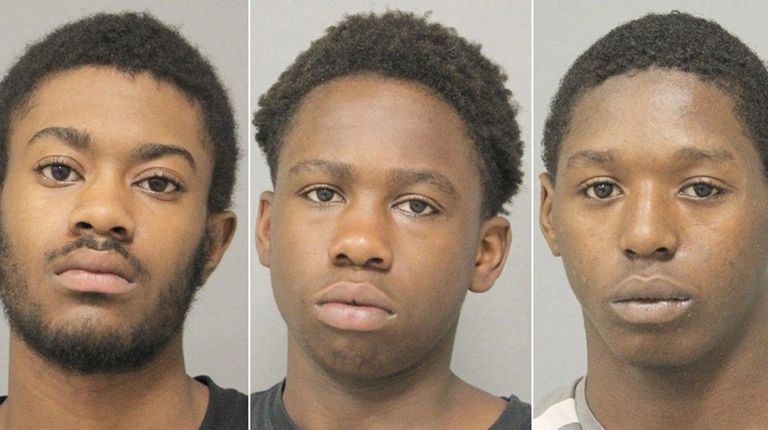 From left, Omar McFarlane, Isaiah Feliciano and Tziah