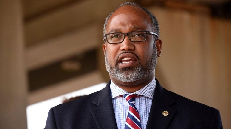 Suffolk County Legislator DuWayne Gregory is seen on