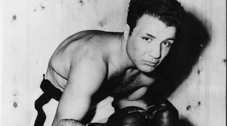 A 1949 photo shows Jake La Motta in