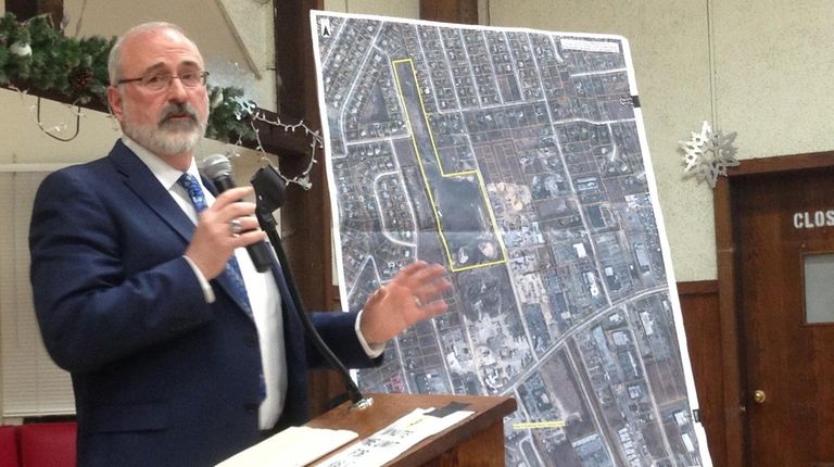 Smithtown environmental protection director Russell Barnett was the