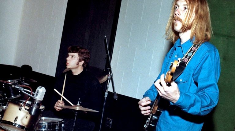 Allman Brothers Band guitarist Duane Allman, right, rehearses