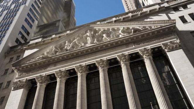The NYSE in Manhattan on Dec. 21, 2016.