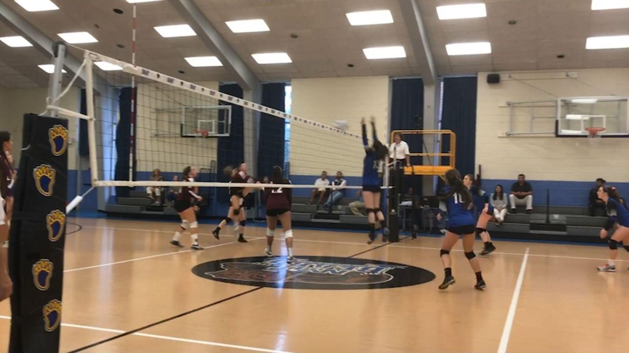 Whitman defeated Centereach in a non-league girls volleyball