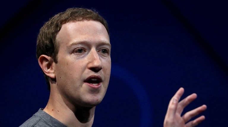 Facebook CEO Mark Zuckerberg in San Jose, California,