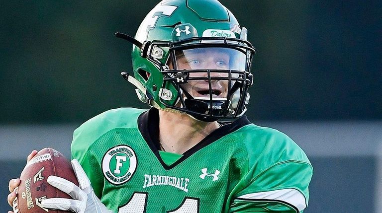 Kevin McCormick of Farmingdale attempts a pass against