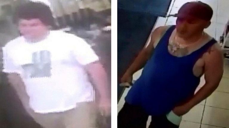 Suffolk County police released photos of these men,