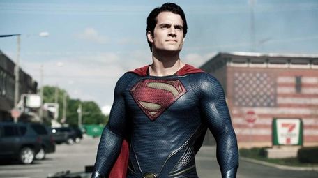 Henry Cavill as Superman in Warner Bros' 