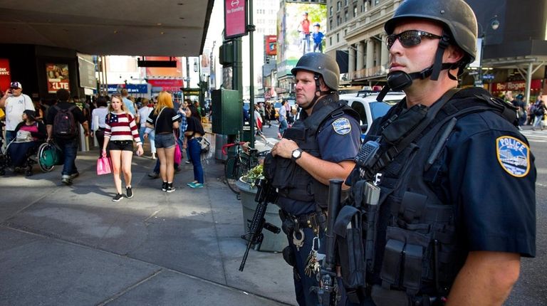 Members of the MTA Police Department's Emergency Service