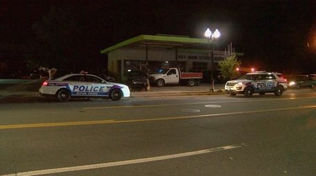 Suffolk County police respond to East Main Street