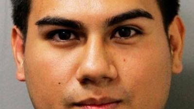 Jonathan Vega, 25, of Uniondale, was arrested Saturday,