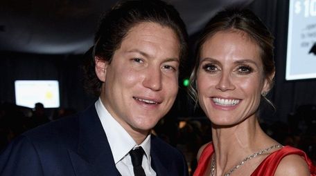 Vito Schnabel and Heidi Klum on Feb.