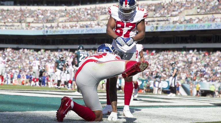 Odell Beckham Jr. of the New York Giants