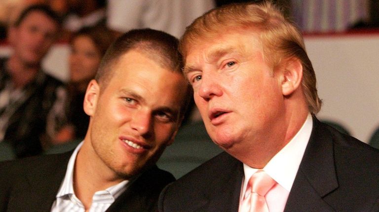 New England Patriots quarterback Tom Brady, seen here