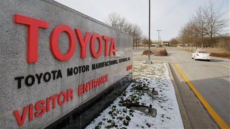 The entrance to the Toyota Motor manufacturing plant