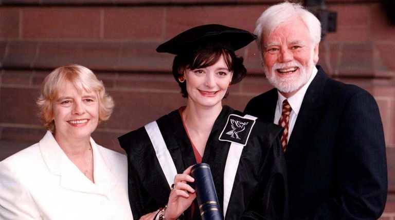 Cherie Booth with her parents, Gale and Tony