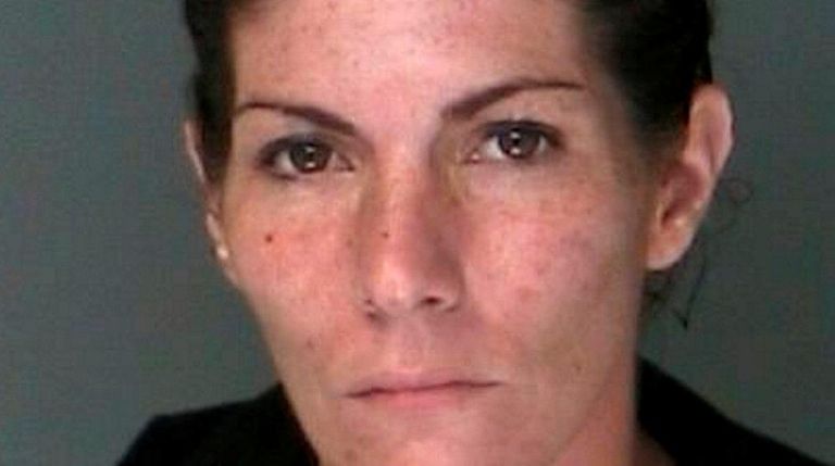 Danielle Campione, 34, of Mastic was charged with