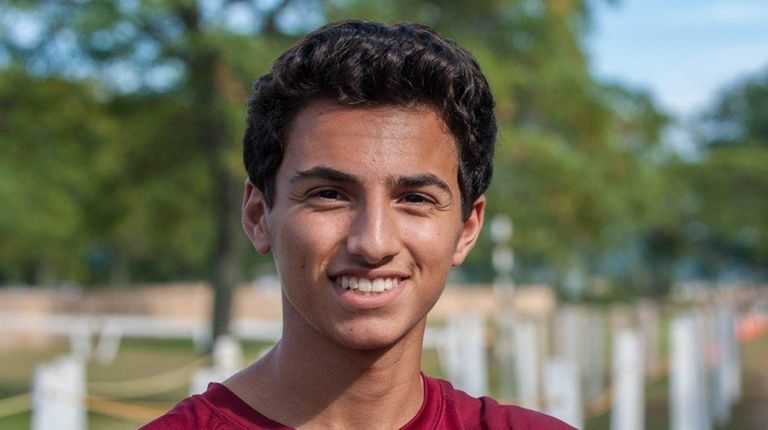 Justin Allone of Sachem East on Tuesday Sept.