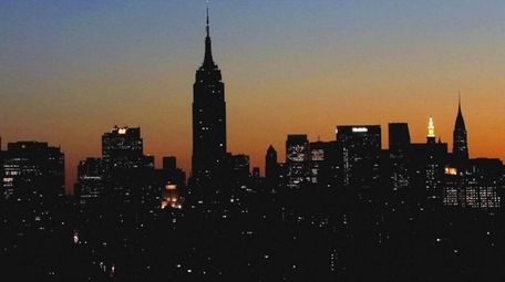 NYC skyline.